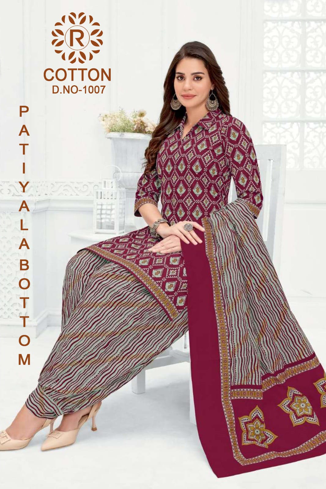 Rnx Cotton 1001 Printed Cotton Dress Material Catalog
